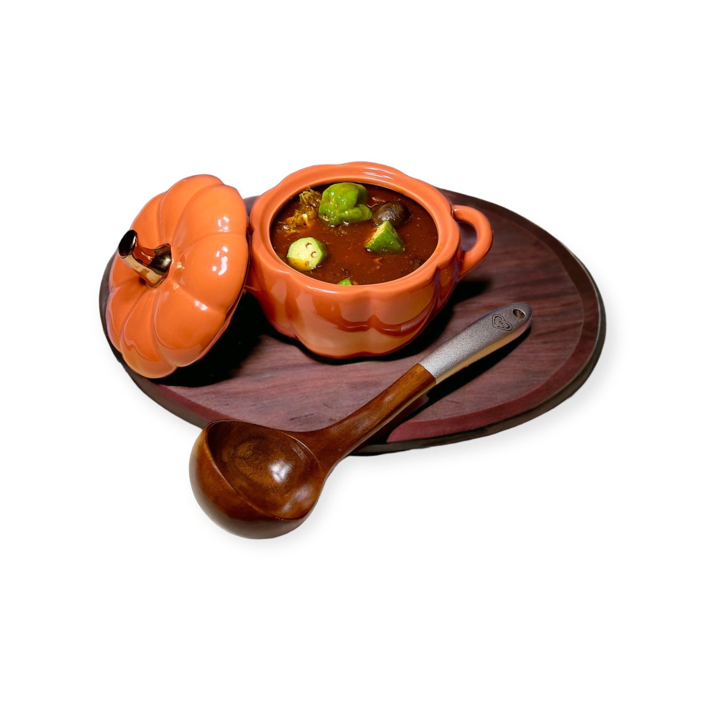 Fervor4Flavor's Teak Wood Utensils, a Durable and Eco-Friendly Set. Complete with Vibrant Logo Accents and a Stylish Cotton Canvas Bag.